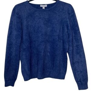 NWT Evolution by Cyrus Women's Crewneck Sweater Fuzzy Soft Mohair-like Cozy Warm